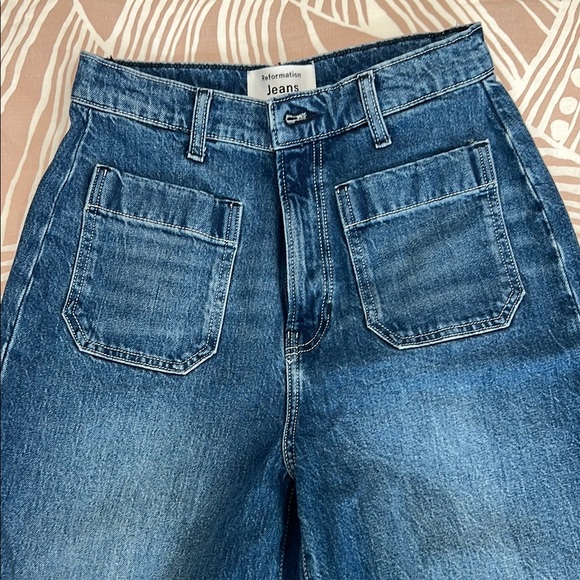 Reformation Janae Ultra High Rise Wide Leg size 28 - Picture 5 of 10